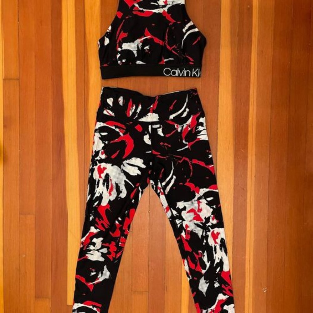 Calvin Klein Gym Set Leggings & Sports Bra